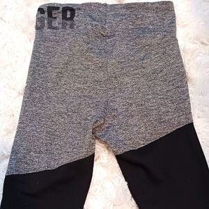 Women's, Grey, Stronger Label Gym Shorts, Size Medium.